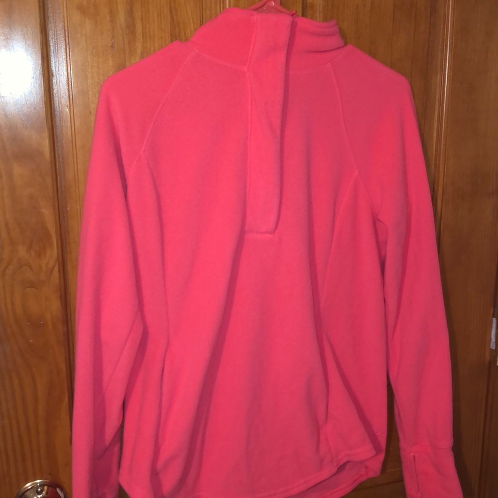Pink quarter zip